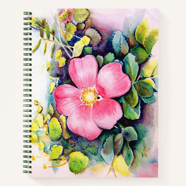 Frühlingsblumen Notizbuch (Vorderseite)