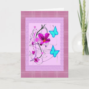 Frühlingsblumen - Osterkarte Feiertagskarte