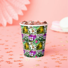 Frühlingsblumen Pappbecher