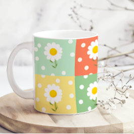Frühlingsblumen Pastell Süß Lustig Kaffeetasse
