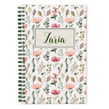 Frühlingsblumen | Personalisierte Spirale