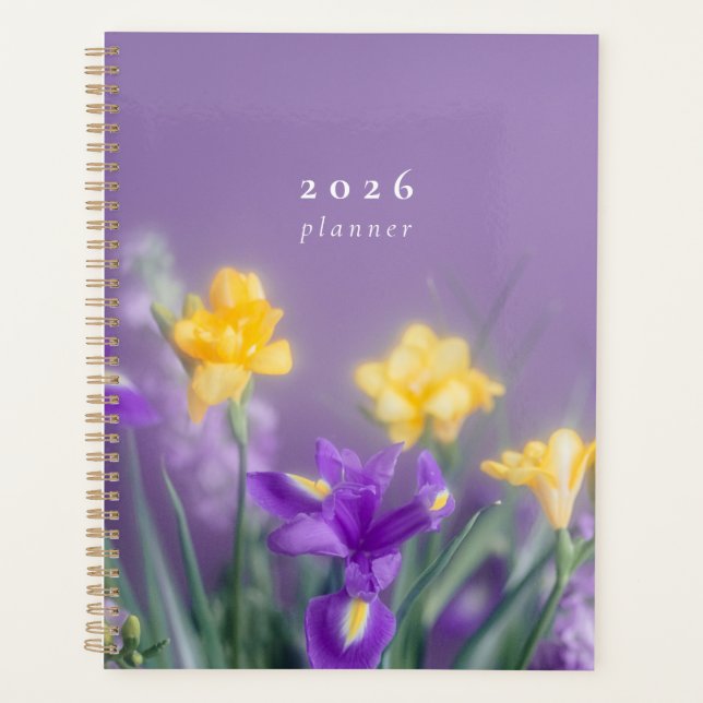 Frühlingsblumen Planer (Vorderseite)