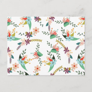 Frühlingsblumen Postkarte