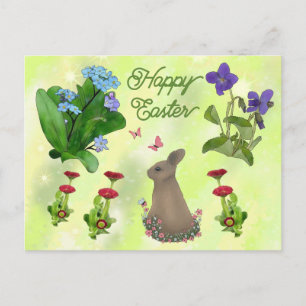 Frühlingsblumen Postkarte