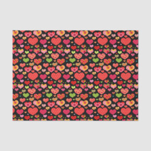 Frühlingsblumen Regenbogen Liebe Herzen Seidenpapier