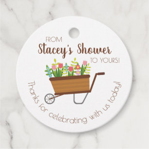 Frühlingsblumen Rollbarrow Garden Gefallen Tag Geschenkanhänger