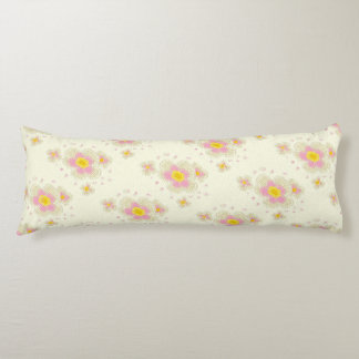 Frühlingsblumen (rosa/gelb) seitenschläferkissen