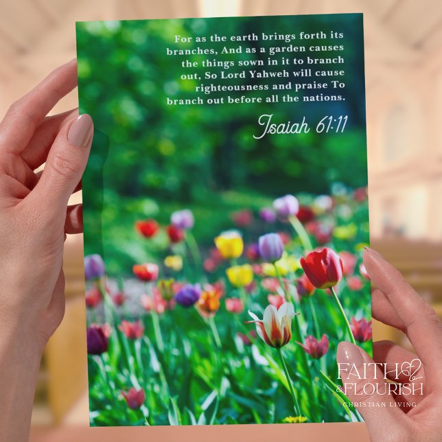 Frühlingsblumen-Schrift-Kirchblatt-Vorlage (Von Creator hochgeladen)