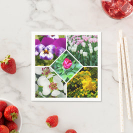 Frühlingsblumen Serviette