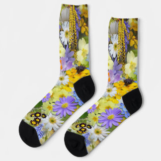 Frühlingsblumen Socken
