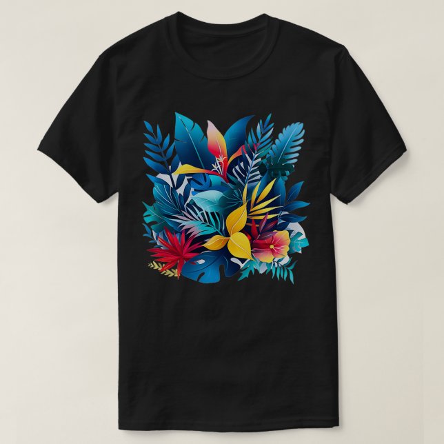 Frühlingsblumen T-Shirt (Design vorne)