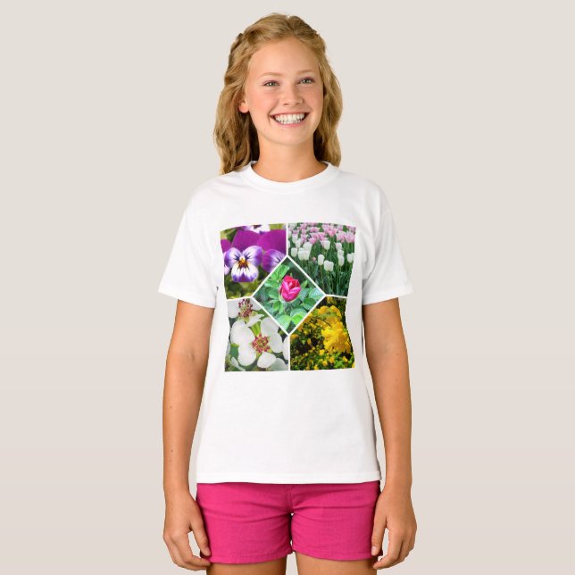 Frühlingsblumen T-Shirt (Vorne ganz)