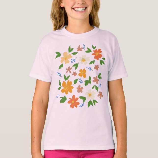 Frühlingsblumen T-Shirt (Vorderseite)