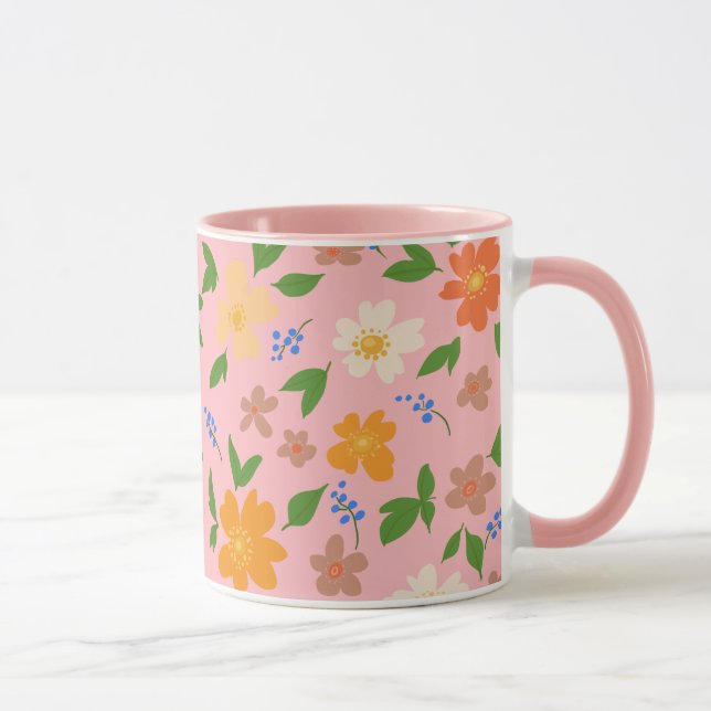 Frühlingsblumen Tasse (Rechts)