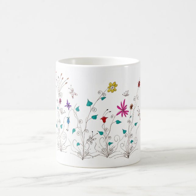 Frühlingsblumen Tasse (Mittel)