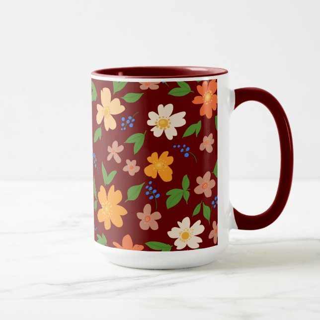 Frühlingsblumen Tasse (Rechts)