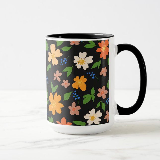 Frühlingsblumen Tasse (Rechts)
