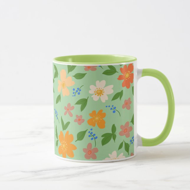 Frühlingsblumen Tasse (Rechts)