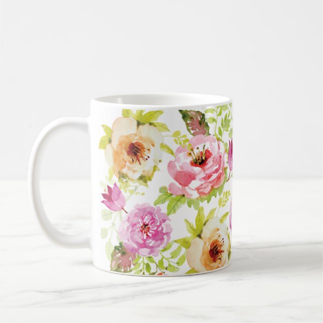 Frühlingsblumen Tasse (Links)