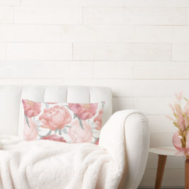 Frühlingsblumen, Vintage Rose, Torfkunst Lendenkissen