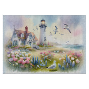 Frühlingsblumen von Lighthouse Coastal Cottage Schneidebrett