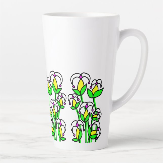 Frühlingsblumen Whimsical 41 Milchtasse (Rechts)