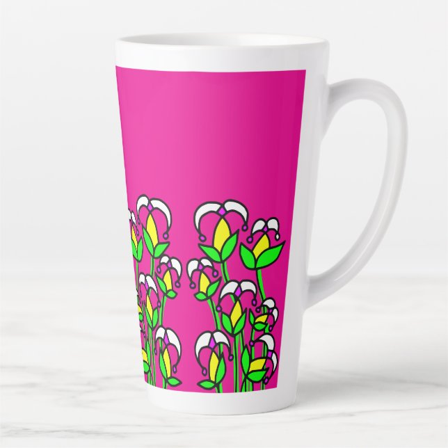 Frühlingsblumen Whimsical 41 Milchtasse (Rechts)