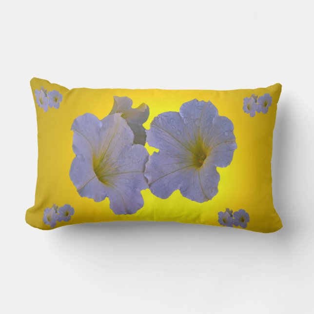 Frühlingsblumen-Wurfkissen Lendenkissen (Vorderseite)