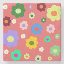 Frühlingsblumen Y2K Retro Muster