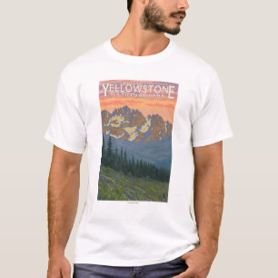 Frühlingsblumen - Yellowstone Nationalpark T-Shirt
