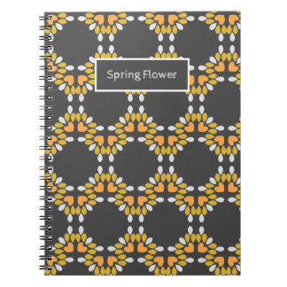 Frühlingsblumenmuster der Blume Notizblock