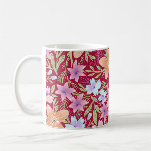 Frühlingsblumenmuster  kaffeetasse