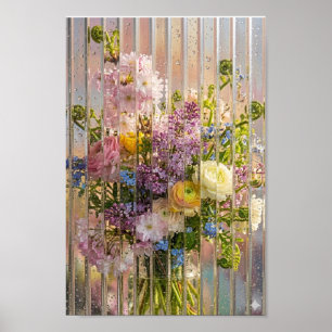 Frühlingsblumenstrauß Poster