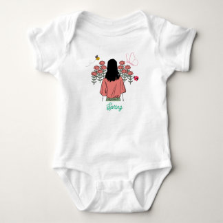 Frühlingsblüte Baby Strampler