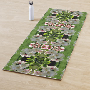 Frühlingsblüte Blume Crabappel Abstrakt Yogamatte