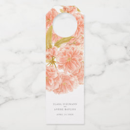 Frühlingsblüte Blütenblüte Flaschenanhänger