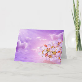 Frühlingsblüte Feiertagskarte
