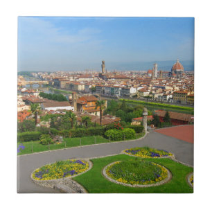 Frühlingsblüte in Florenz Fliese