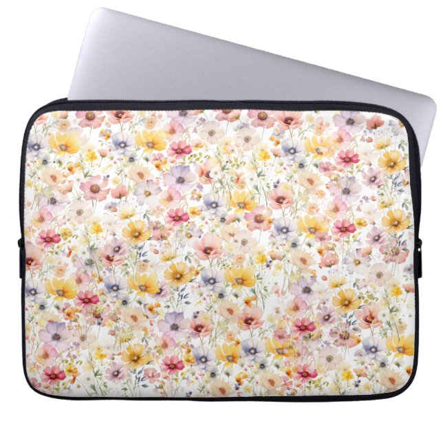 Frühlingsblüte Laptopschutzhülle (Vorderseite)