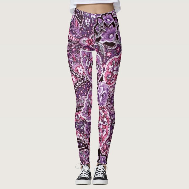 Frühlingsblüte Leggings (Vorderseite)