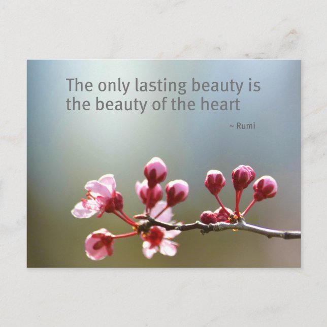 Frühlingsblüte Schönheit Postkarte (Vorderseite)