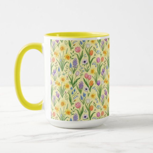Frühlingsblüten-Ausbruchs-Muster Tasse (Links)