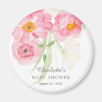 Frühlingsblüten florales Baby-Duschmagnet