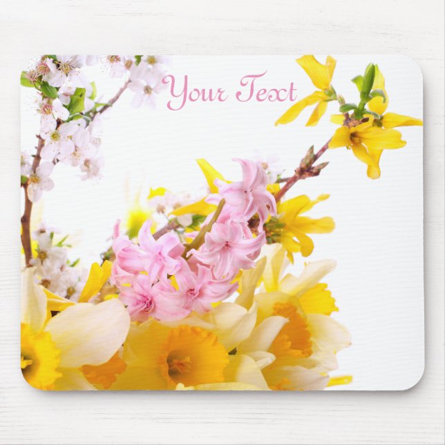 Frühlingsblüten Mousepad (Vorne)