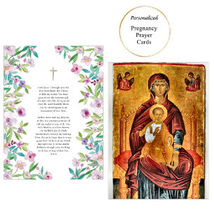 Frühlingsblüten Orthodoxe Schwangerschaft Gebetska Platzkarte