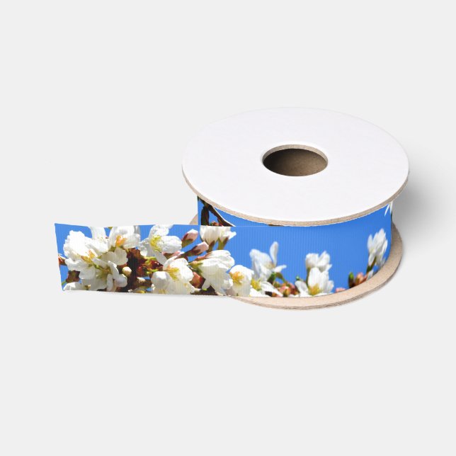 Frühlingsblüten Ripsband (Spule)
