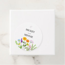 Frühlingsblütenelegante Hochzeit Geschenkanhänger