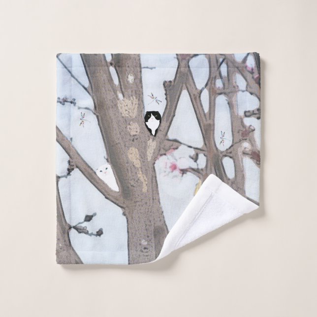 Frühlingsblütenmatte Waschlappen (Waschlappen)