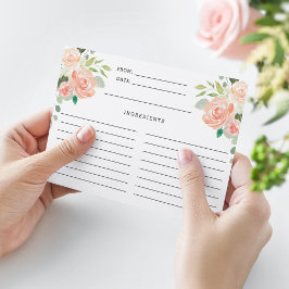 Frühlingsblütenpfirsichfarben Blumenrezeptur