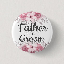 Frühlingsblütenvater der Groomschaltfläche Button